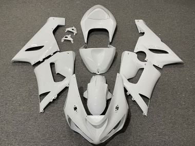 2005-2006 Gloss White ZX6R Motorcycle Fairings