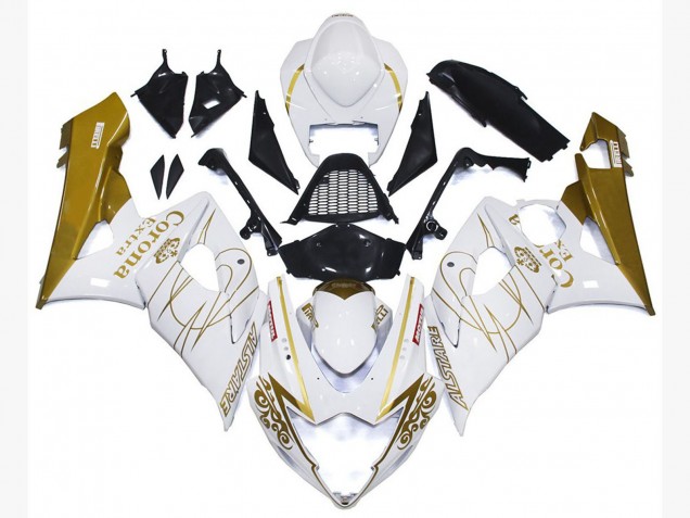 2005-2006 Gold Gloss Corona Custom GSXR 1000 Motorcycle Fairings