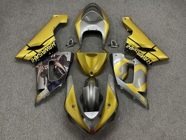 2005-2006 Gold and Silver ZX6R Motorcycle Fairings