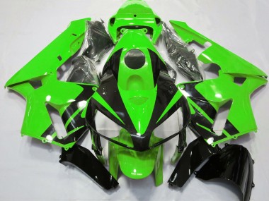 2005-2006 Green & Gloss Black Design CBR600RR Motorcycle Fairings