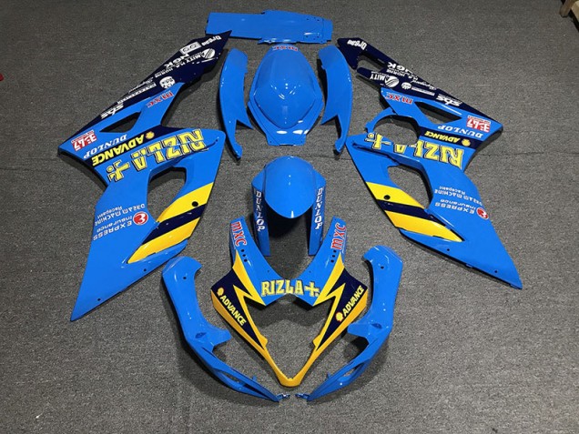 2005-2006 Light Blue Rizla GSXR 1000 Motorcycle Fairings