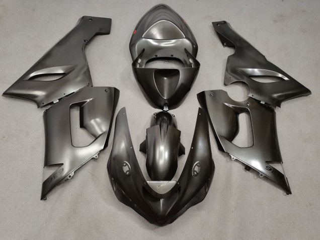 2005-2006 Metal Silver ZX6R Motorcycle Fairings