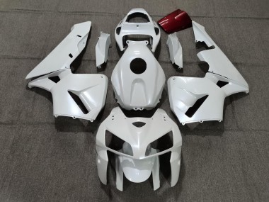 2005-2006 Pearl White CBR600RR Motorcycle Fairings