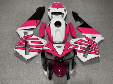 2005-2006 Pink and White Wings CBR600RR Motorcycle Fairings