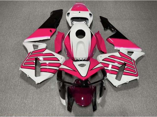 2005-2006 Pink and White Wings CBR600RR Motorcycle Fairings