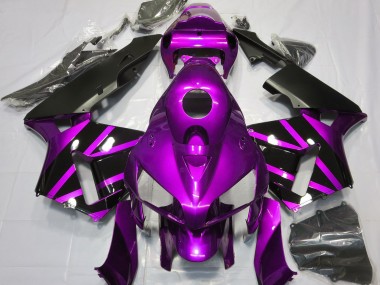 2005-2006 Purple & Gloss Black Design CBR600RR Motorcycle Fairings