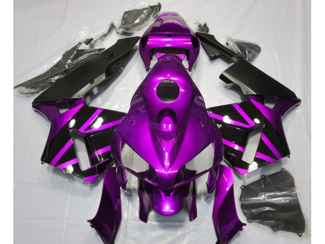 2005-2006 Purple & Gloss Black Design CBR600RR Motorcycle Fairings