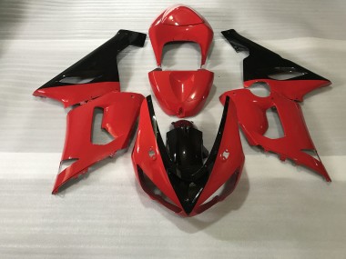 2005-2006 Red & Black ZX6R Motorcycle Fairings