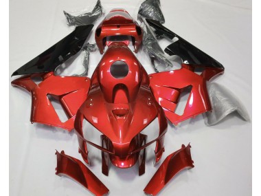 2005-2006 Red CBR Style CBR600RR Motorcycle Fairings