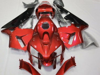 2005-2006 Red CBR Style CBR600RR Motorcycle Fairings
