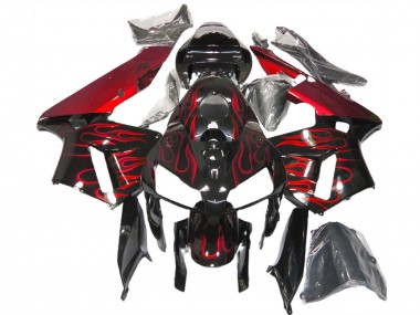 2005-2006 Red Flame CBR600RR Motorcycle Fairings