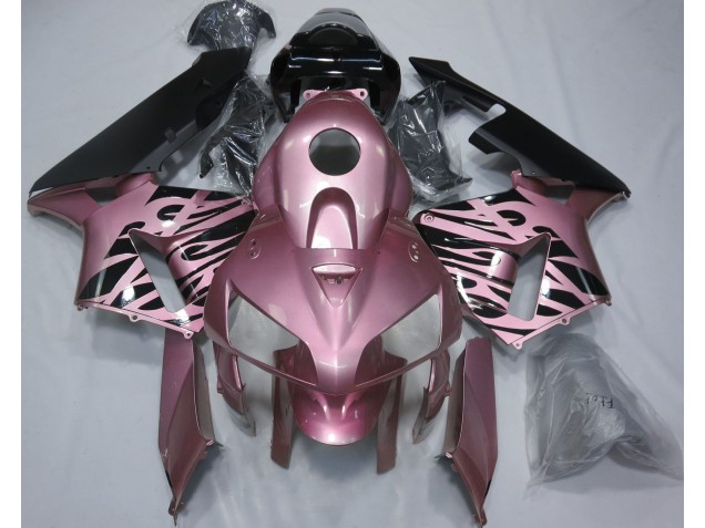 2005-2006 Rose Pink Flame CBR600RR Motorcycle Fairings