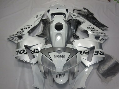 2005-2006 Silver Repsol CBR600RR Motorcycle Fairings