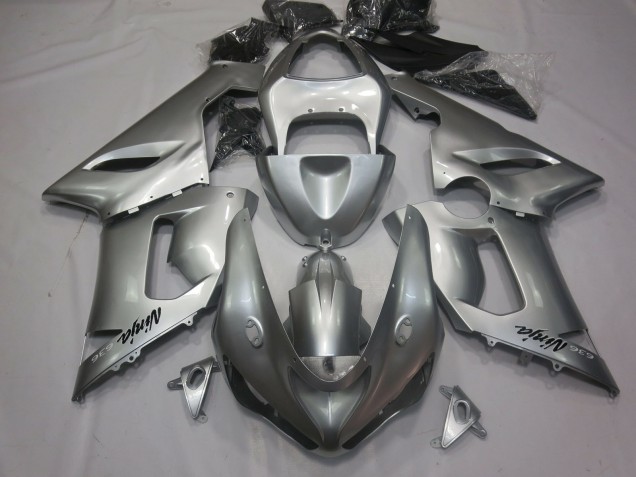 2005-2006 Silver ZX6R Motorcycle Fairings