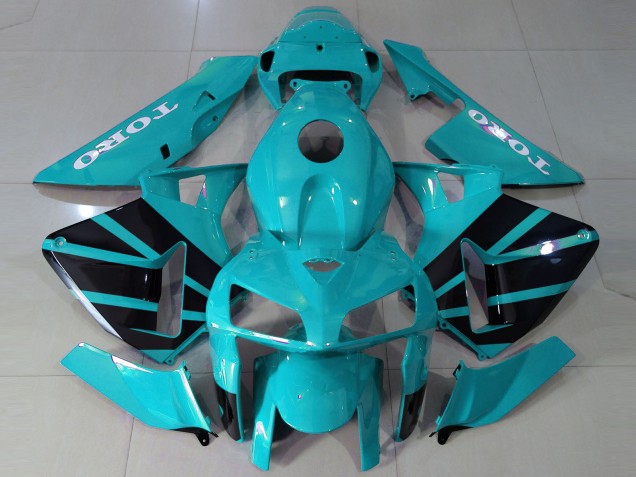 2005-2006 Teal OEM Style CBR600RR Motorcycle Fairings
