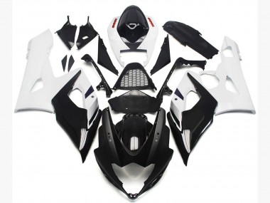 2005-2006 Vibrant Gloss Blue and Matte Black GSXR 1000 Motorcycle Fairings