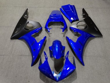 2005 Gloss Blue & Black R6 Motorcycle Fairings