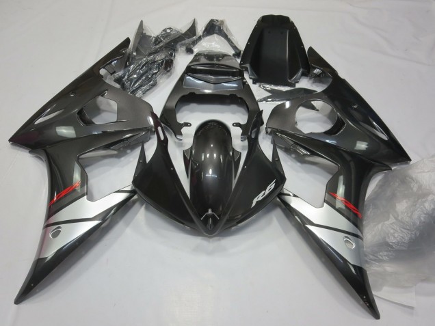 2005 Gunmetal R6 Motorcycle Fairings