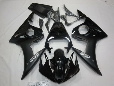 2005 Matte Black White Decal R6 Motorcycle Fairings