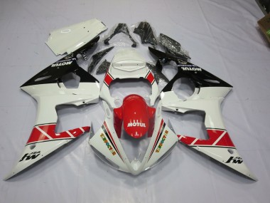 2005 Motul Red and Black R6 Motorcycle Fairings