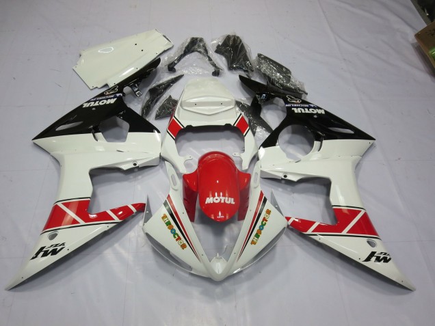 2005 Motul Red and Black R6 Motorcycle Fairings