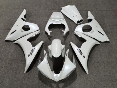 2005 Pearl White R6 Motorcycle Fairings