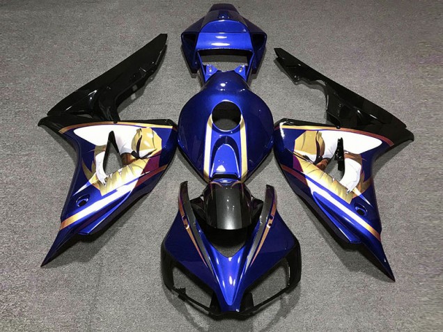2006-2007 Blue & Gold CBR1000RR Motorcycle Fairings