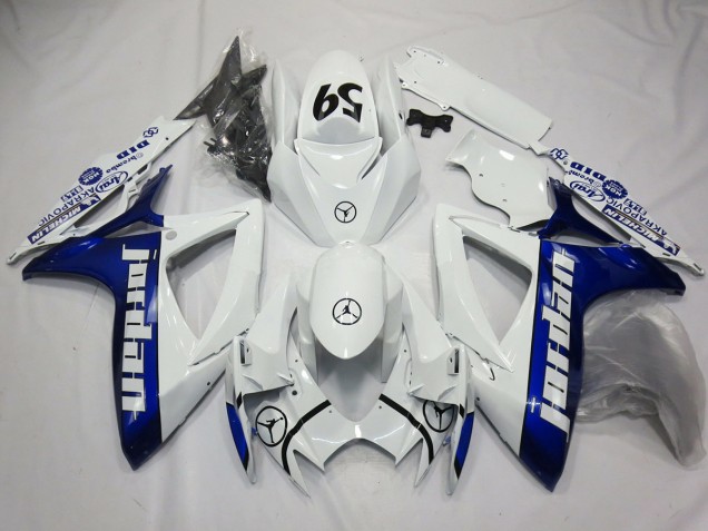 2006-2007 Blue Jordan GSXR 600-750 Motorcycle Fairings