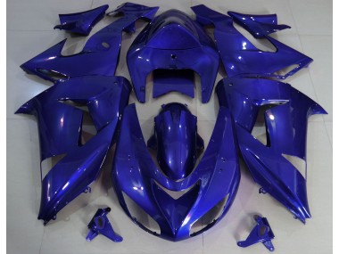2006-2007 Deep Blue Plain ZX10R Motorcycle Fairings