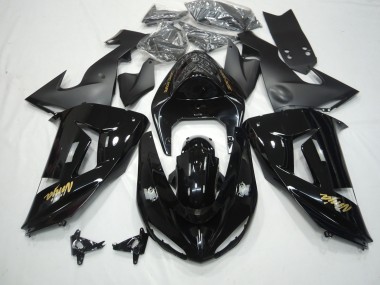 2006-2007 Gloss Black ZX10R Motorcycle Fairings