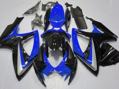 2006-2007 Gloss Blue Debadged GSXR 600-750 Motorcycle Fairings