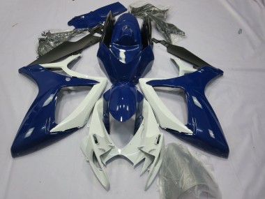 2006-2007 Gloss Blue Deep GSXR 600-750 Motorcycle Fairings