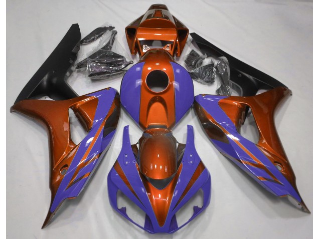 2006-2007 Gloss Orange and Dark Blue CBR1000RR Motorcycle Fairings