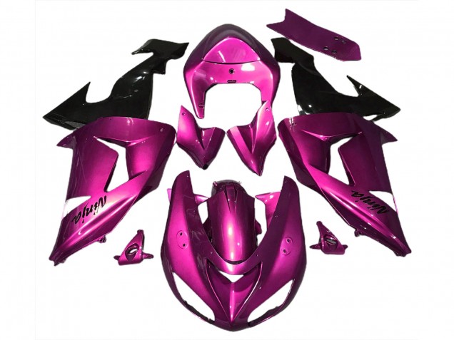 2006-2007 Gloss Pink ZX10R Motorcycle Fairings