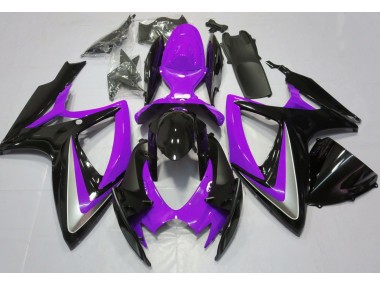 2006-2007 Gloss Purple Debadged GSXR 600-750 Motorcycle Fairings