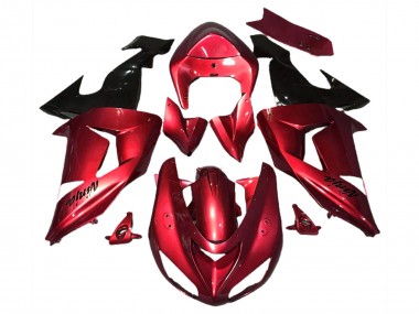 2006-2007 Gloss Red ZX10R Motorcycle Fairings