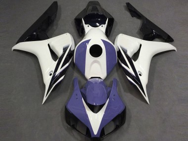 2006-2007 Gloss White Blue and Black CBR1000RR Motorcycle Fairings
