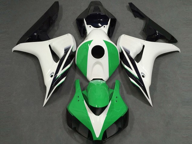2006-2007 Gloss White Green Black CBR1000RR Motorcycle Fairings