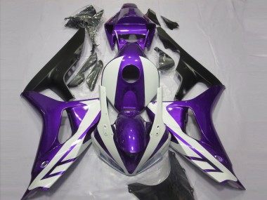 2006-2007 Gloss White and Purple CBR1000RR Motorcycle Fairings