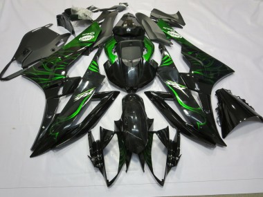2006-2007 Green Flame R6 Motorcycle Fairings