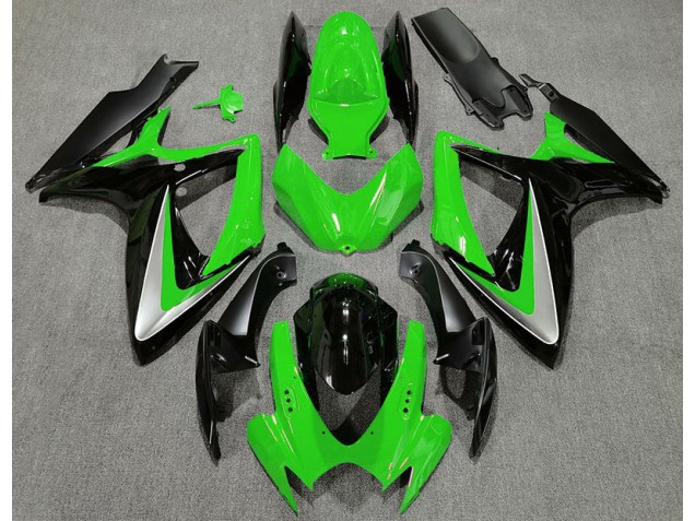 2006-2007 Green OEM Style GSXR 600-750 Motorcycle Fairings