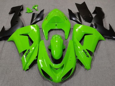 2006-2007 Green ZX10R Motorcycle Fairings