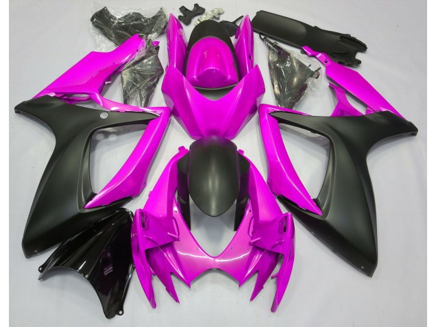 2006-2007 Hot Pink GSXR 600-750 Motorcycle Fairings