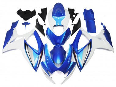 2006-2007 Light Blue and Deep Blue OEM Style GSXR 600-750 Motorcycle Fairings