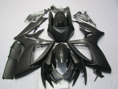 2006-2007 Matte Black GSXR 600-750 Motorcycle Fairings