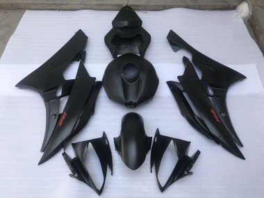 2006-2007 Matte Black Plain R6 Motorcycle Fairings