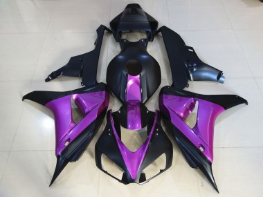 2006-2007 Matte Black Purple CBR1000RR Motorcycle Fairings