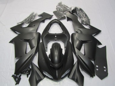 2006-2007 Matte Black ZX10R Motorcycle Fairings