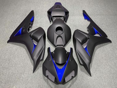 2006-2007 Matte Black and Blue CBR1000RR Motorcycle Fairings