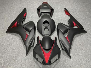 2006-2007 Matte Black and Light Blue CBR1000RR Motorcycle Fairings